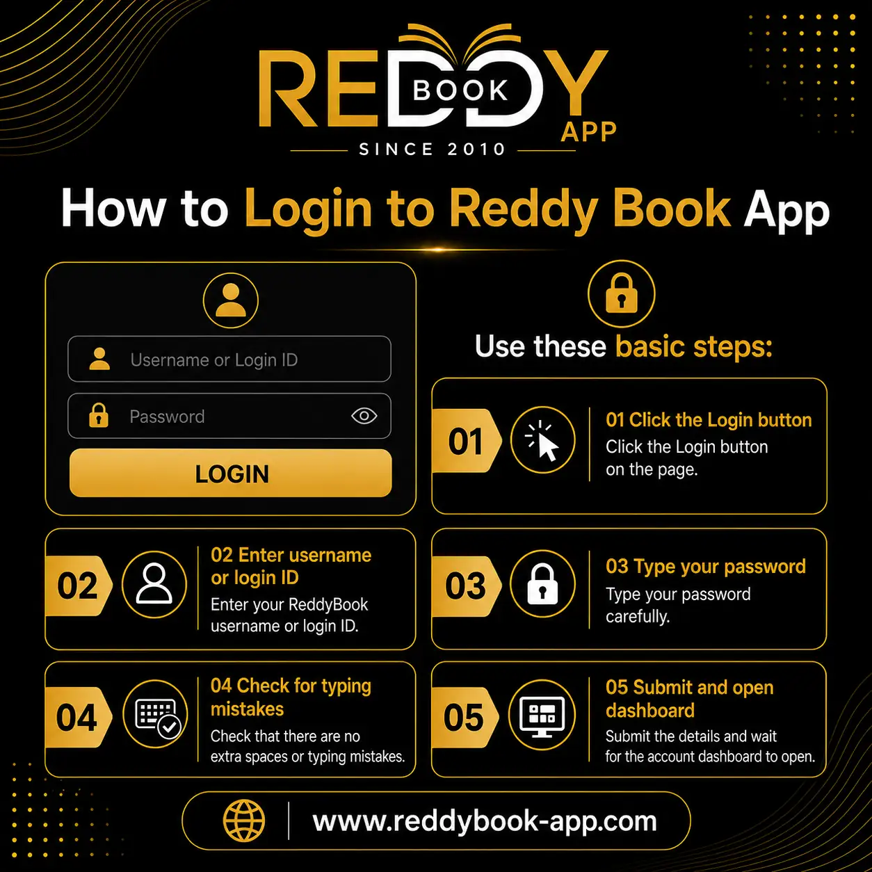How to Login to Reddy Book App