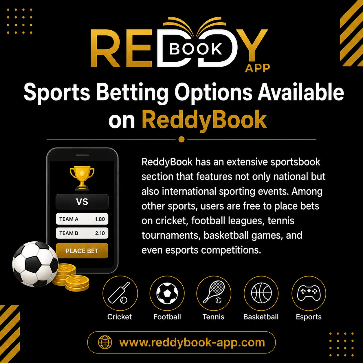 Sports Betting Options Available on ReddyBook