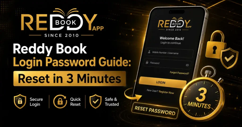 Reddy Book Login Password Guide: Reset in 3 Minutes