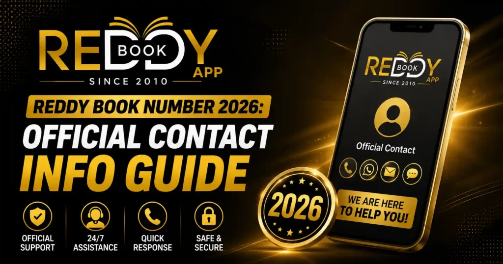 Reddy Book Number 2026: Official Contact Info Guide