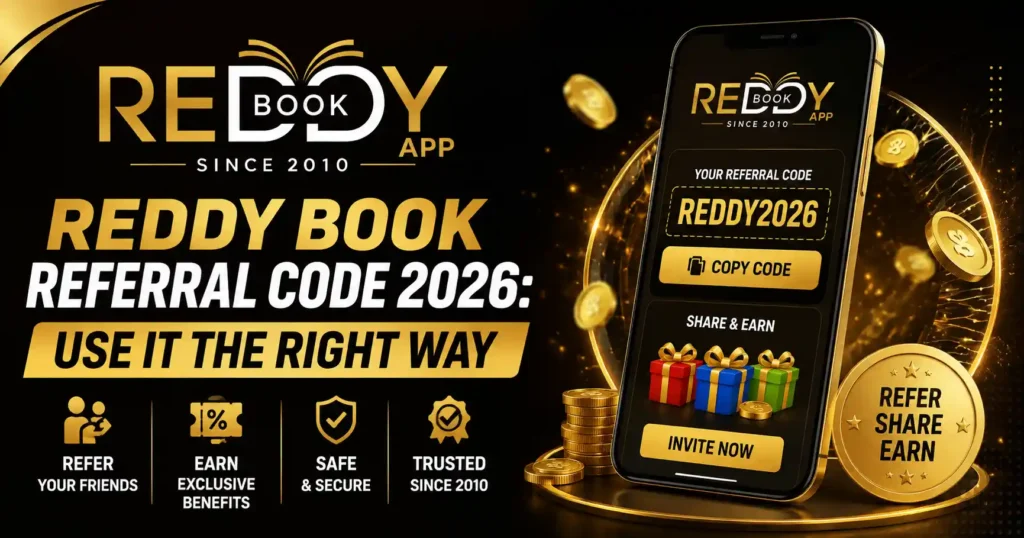 Reddy Book Referral Code 2026: Use It the Right Way